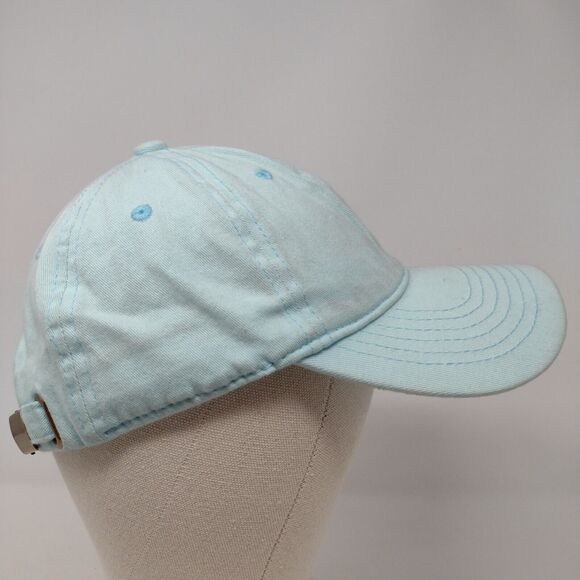 Chok Lids Skideback Hat Blue OSFA Adjustable Vented Holes 6 Panel Blank - Picture 4 of 9